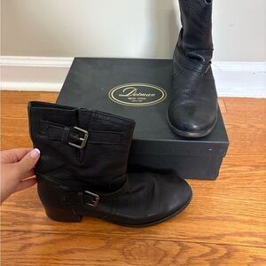 Adriana New York Black Leather Women's Boots Size 8.5